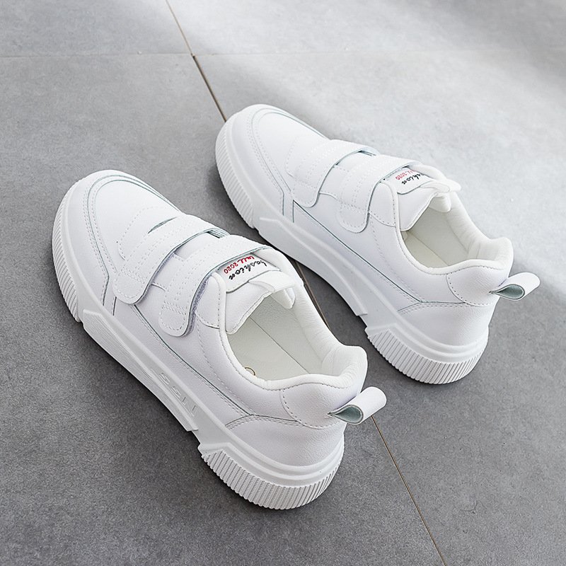 2020 spring new Velcro small white shoes women's casual shoes female students breathable running shoes women